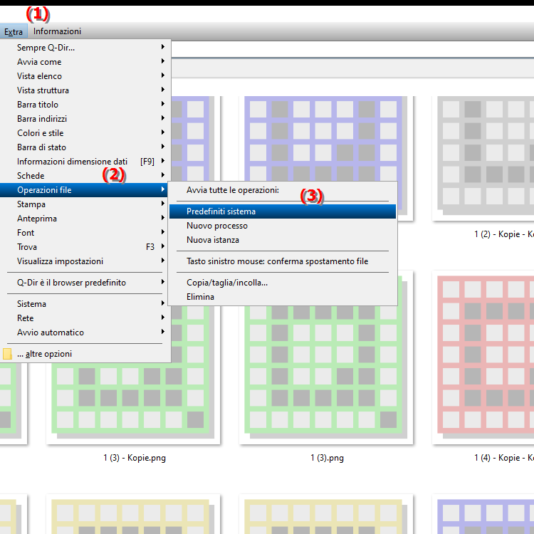 In che modo Esplora file ripristina le impostazioni di sistema per le operazioni sui file